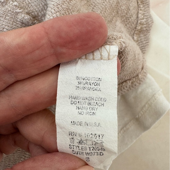 Soprano, lightweight, beige, short sleeve loose cardigan - Picture 5 of 5